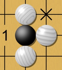 About the rules of the Go game
